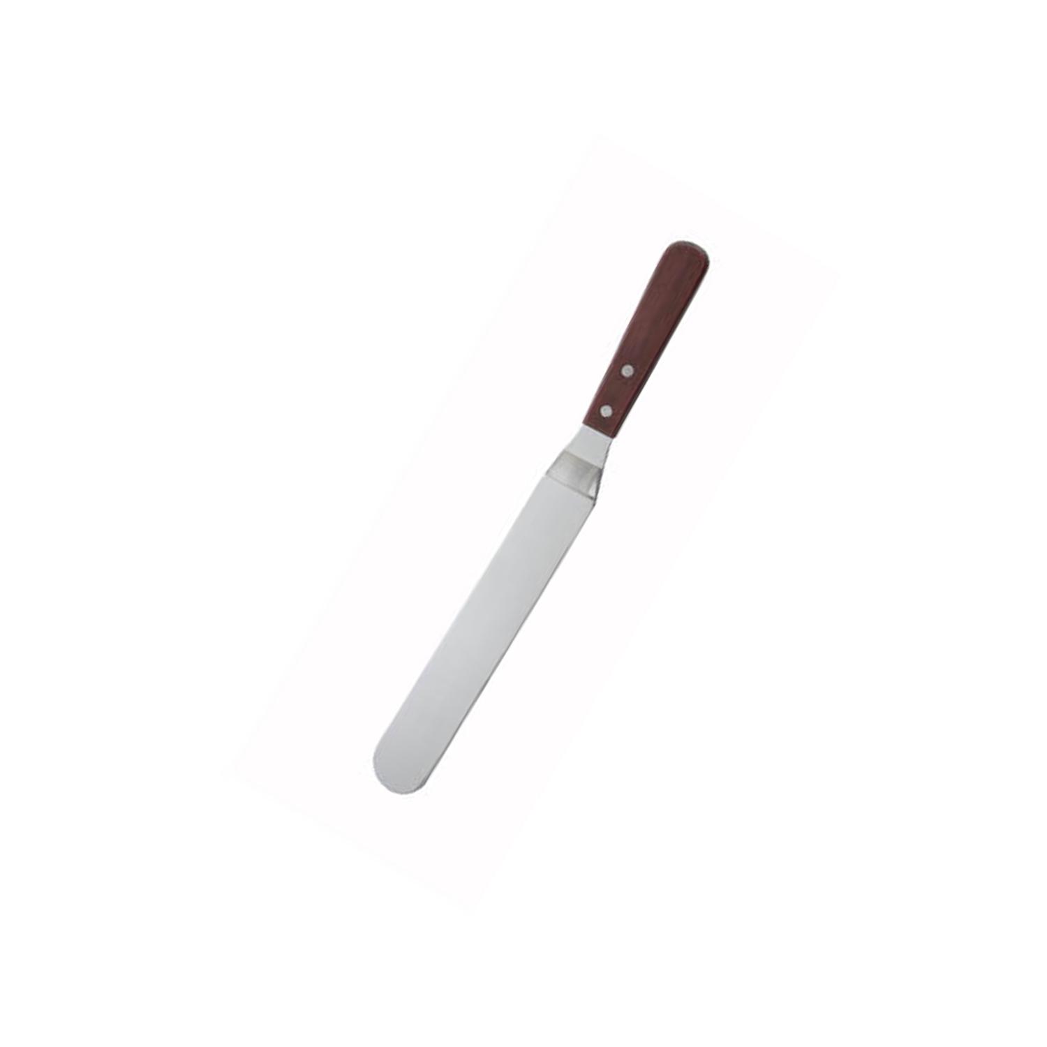 Лопатка кондитера Winco зігнута з дерев'яною ручкою 23 см (04115)