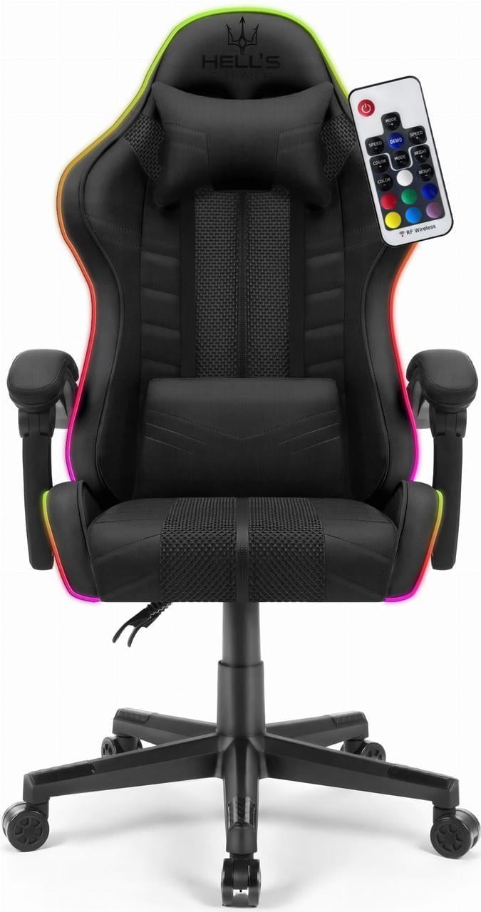 Компьютерное кресло Hell's Chair HC-1004 LED Black