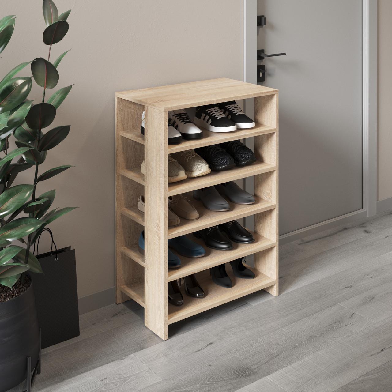 Тумба для взуття Вайс M-36 600х344х900 мм Дуб Сонома (30706897) - фото 1 Тумба для взуття Вайс M-36 600х344х900 мм Дуб Сонома (30706897) - фото 1