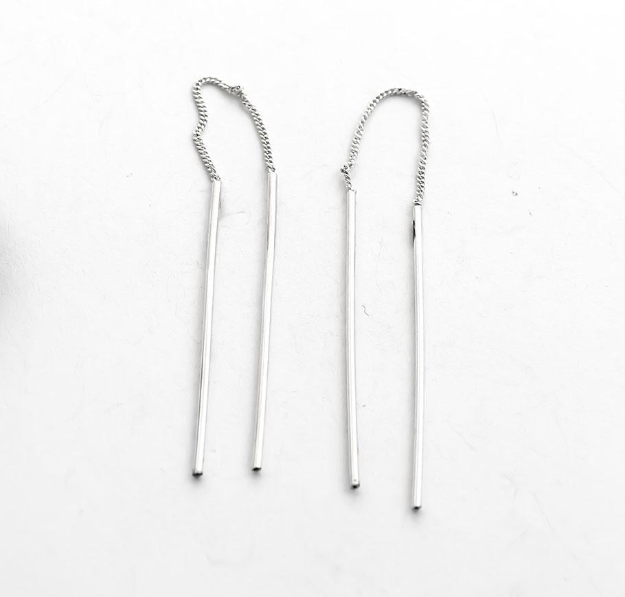 Серьги протяжки серебряные Maxi Silver 8922 (88922)