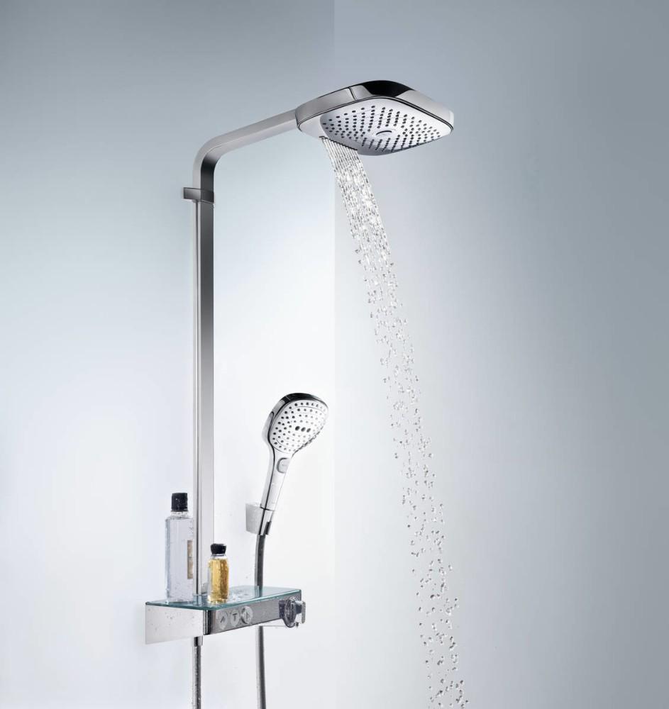 Душова система з термостатом Hansgrohe Raindance Select E 27127000 Хром (115835) - фото 6