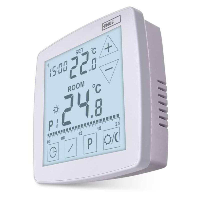 Термостат комнатный программируемый проводной OpenTherm Emos P56A02 (36601188)