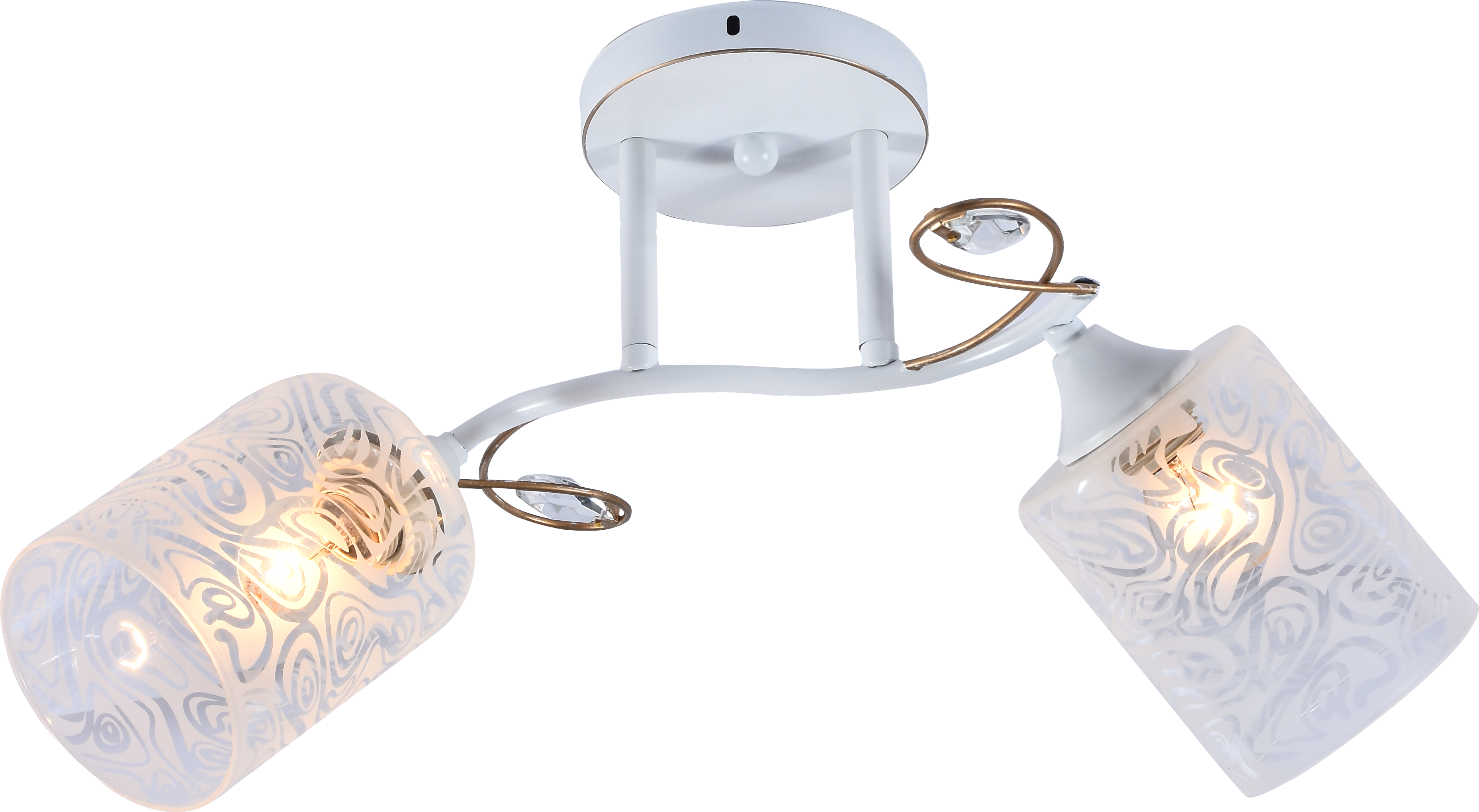 Люстра декоративная INTEREES IS DA5097-2A WH+GD