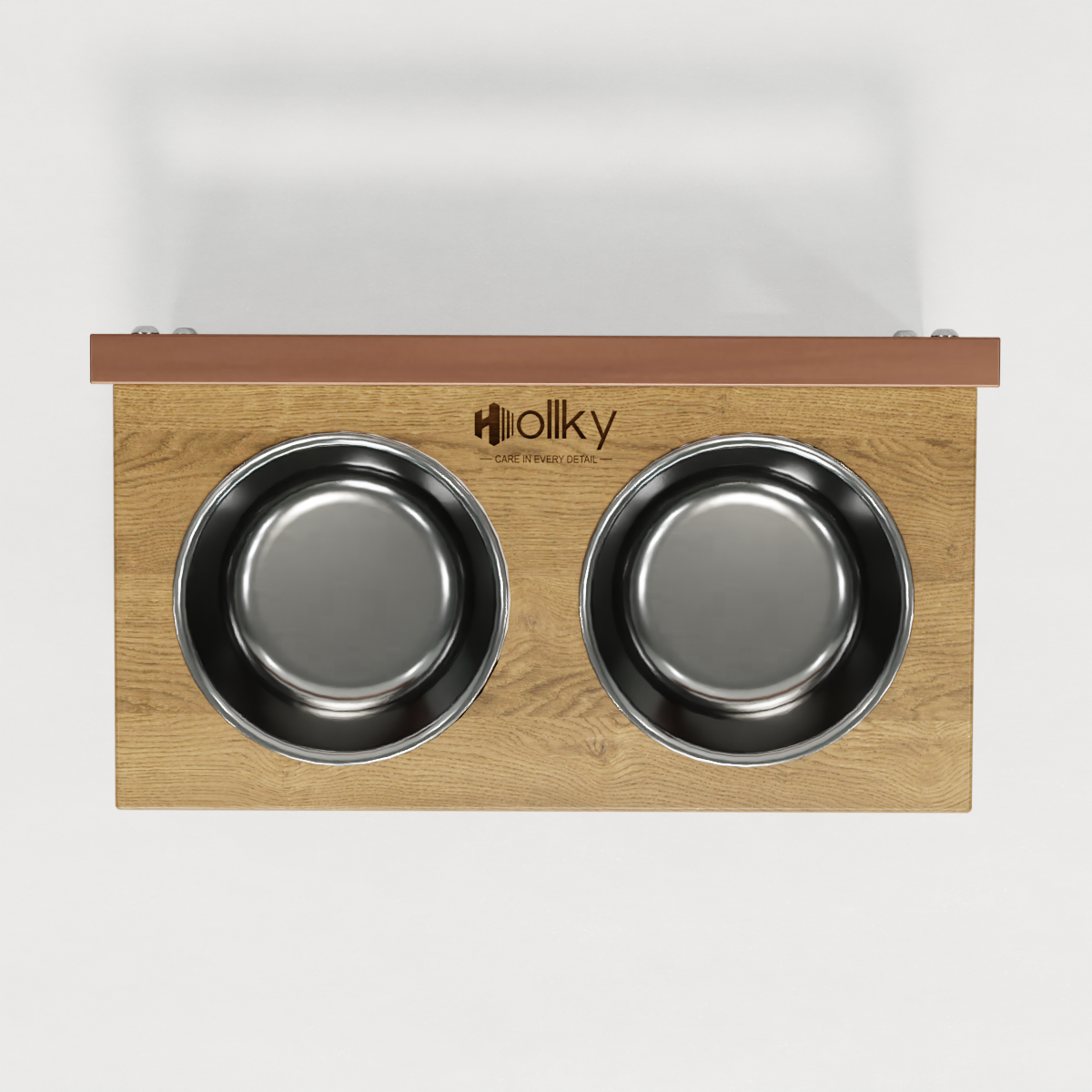 Миски на регулируемой подставке для маленьких собак Hollky Flex S 2х0,45 л (FS-422523-GLNT) - фото 8 Миски на регулируемой подставке для маленьких собак Hollky Flex S 2х0,45 л (FS-422523-GLNT) - фото 8