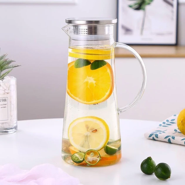 Графін Kamille 1,2 л з ручкою (KM-9033) - фото 2