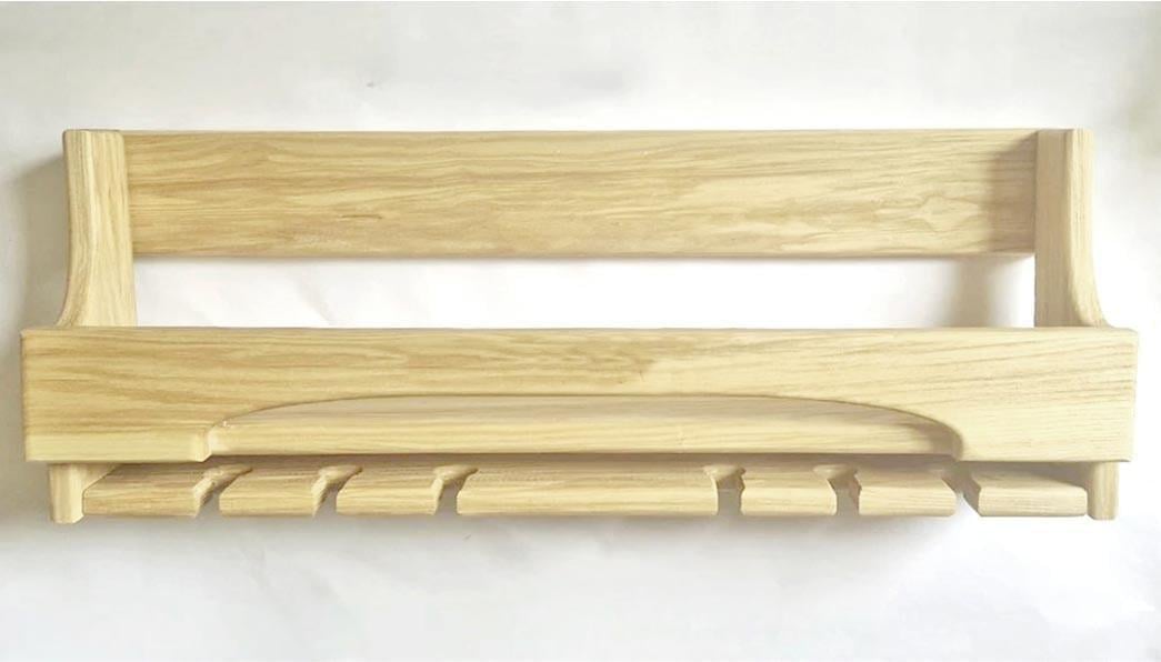 Полка для вина настенная из дерева Саваме Бланже (ПНК-023501)