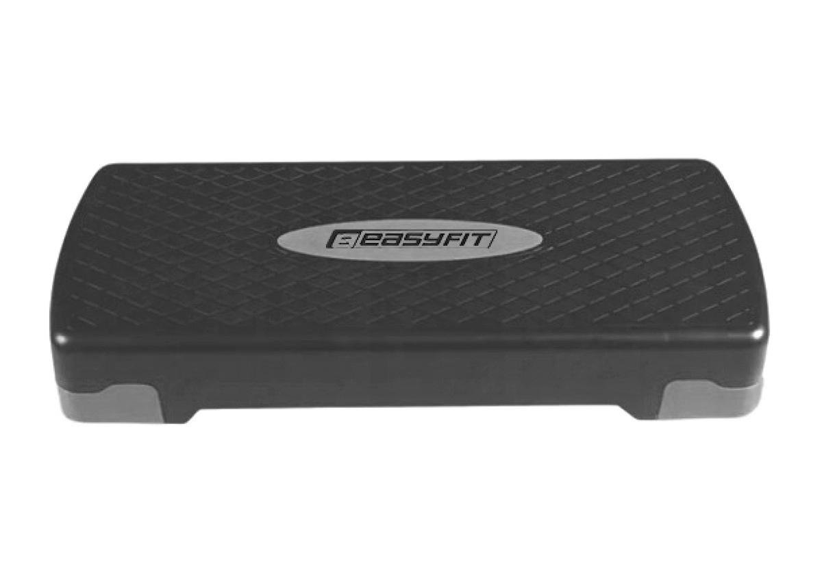 Степ-платформа EasyFit 2-ступінчаста Чорний/Сірий (EF-0540-GY) - фото 3 Степ-платформа EasyFit 2-ступінчаста Чорний/Сірий (EF-0540-GY) - фото 3