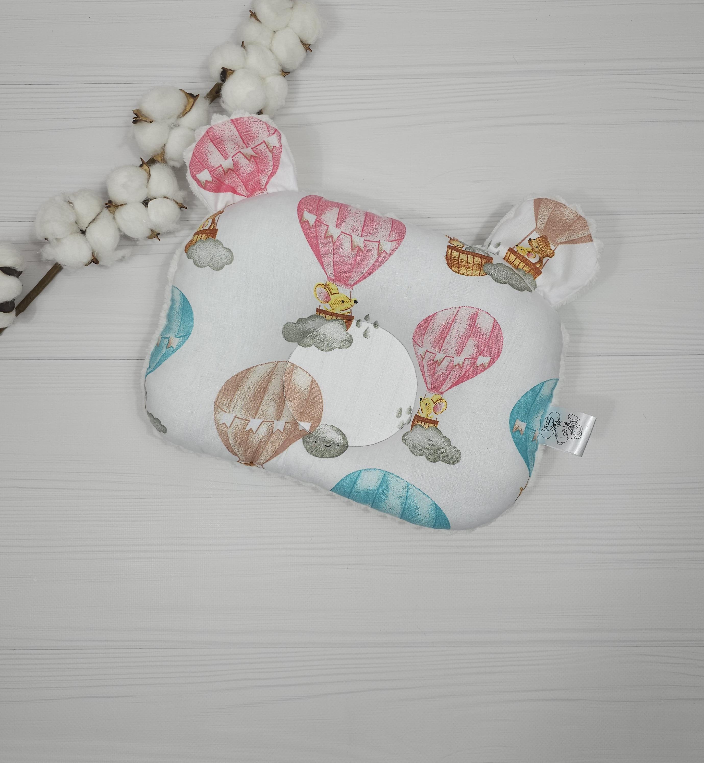 Подушка детская ортопедическая a.l.babybox Воздушные шары 24x32 см Молочный (PO 18166278)