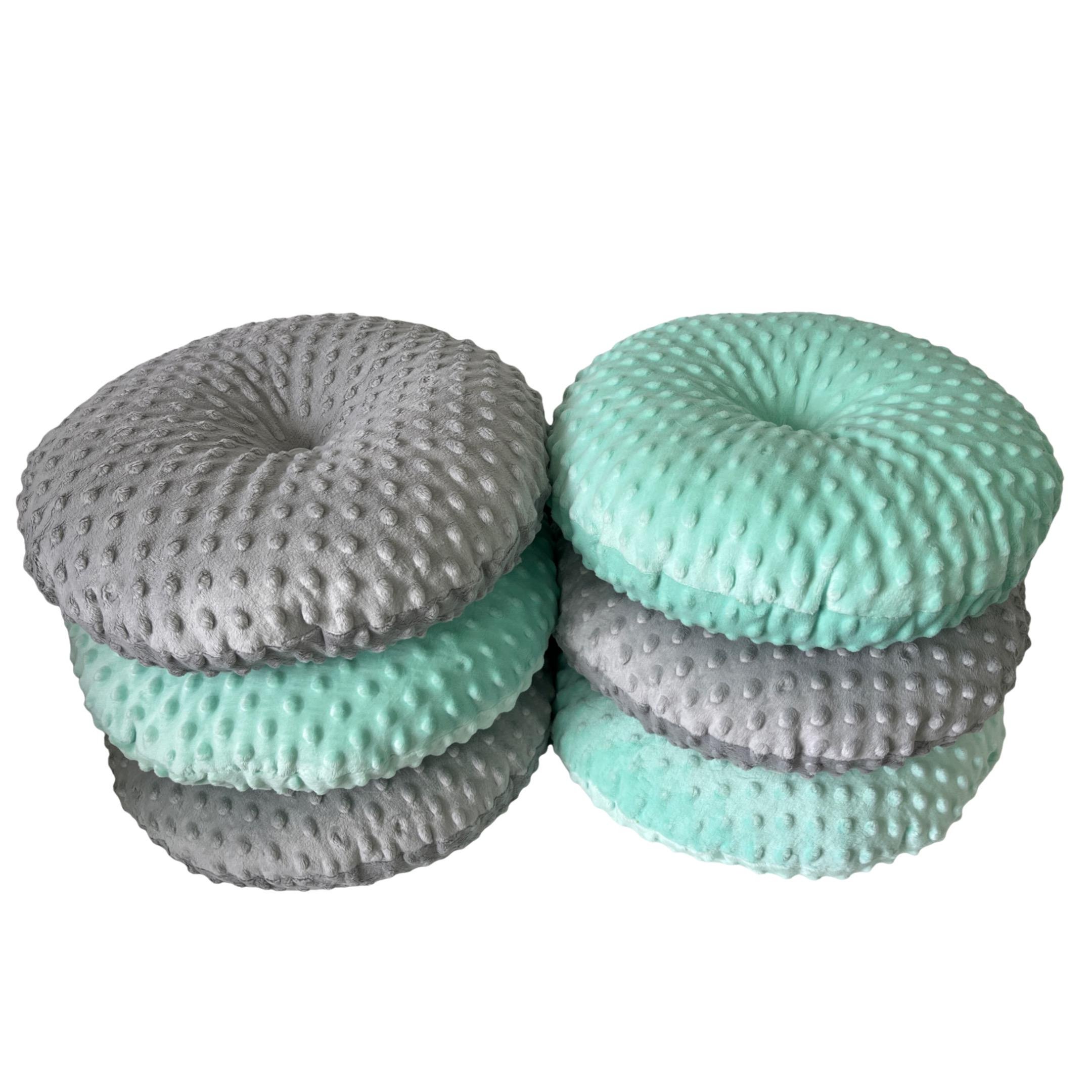 Набір дитячих подушок Minky Home 6 шт. на підлогу з плюшу 30х30 cм