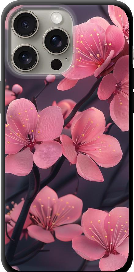 Чехол на iPhone 15 Pro Max Пурпурная сакура (6075b-3098-42517) Чехол на iPhone 15 Pro Max Пурпурная сакура (6075b-3098-42517)