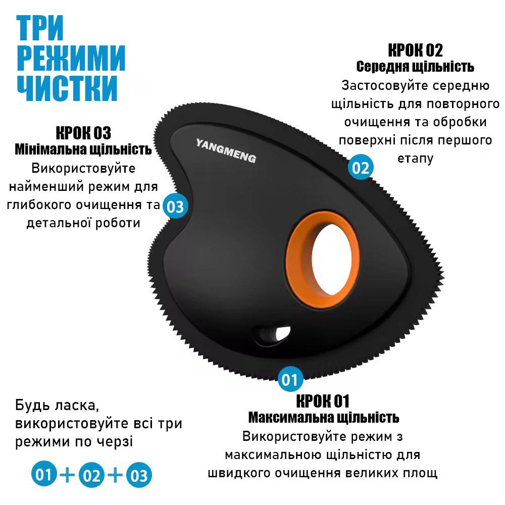 Щетка YangMeng для уборки шерсти животных Черный - фото 4