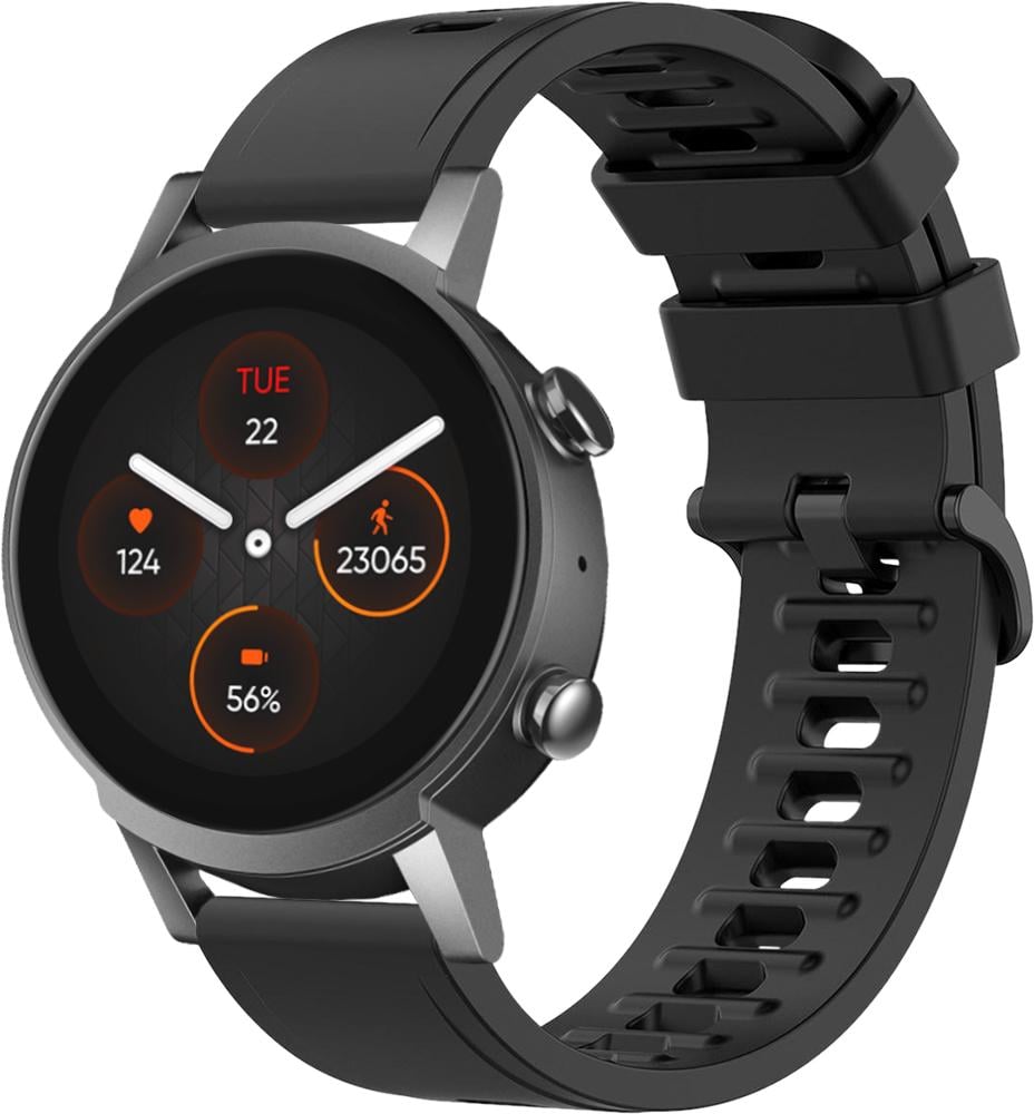 Ремешок Convex для Mobvoi TicWatch E3 Black (26761-2B)