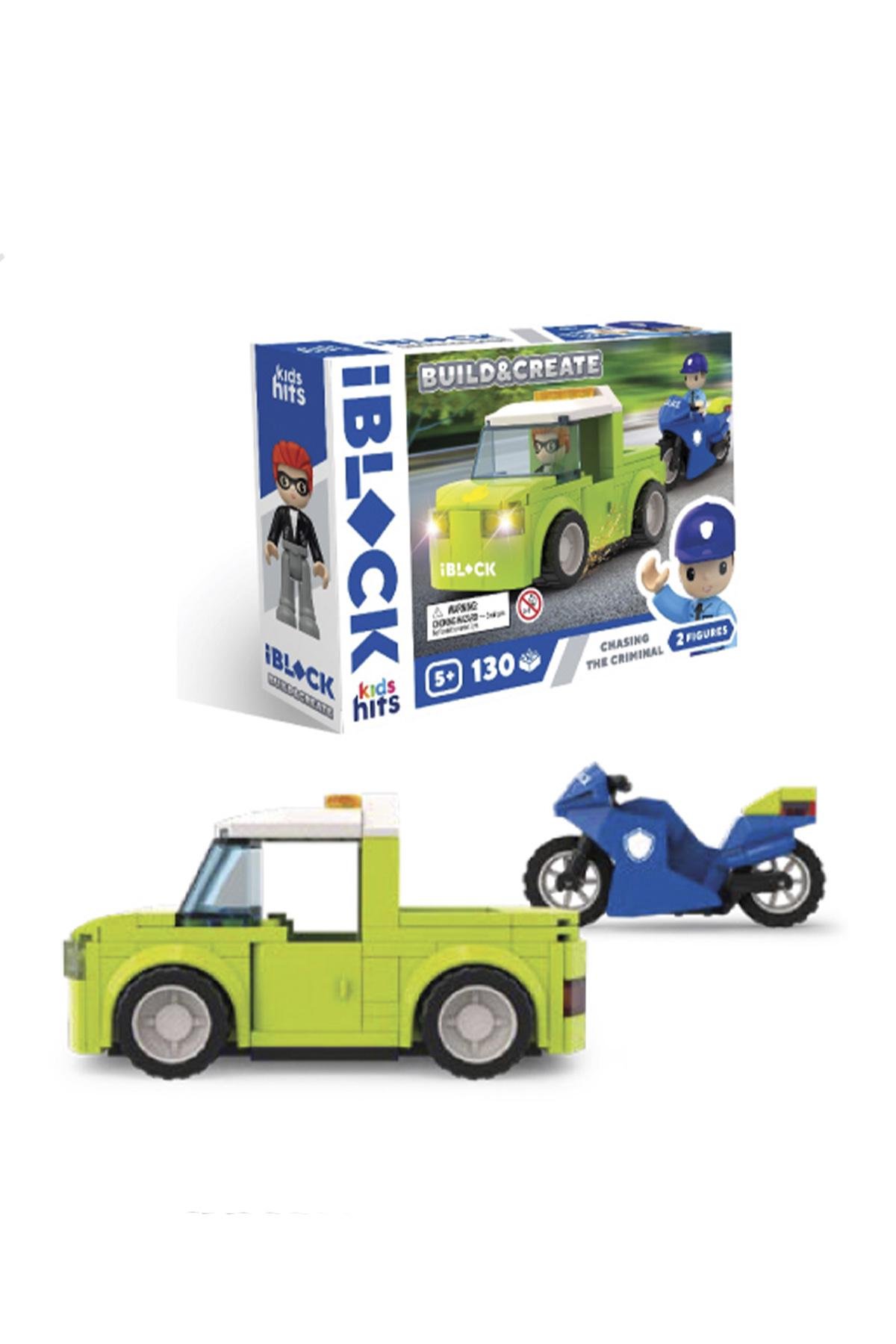 Конструктор Kids hits IBLOCK JUNIOR Motorbike in Pursuit Разноцветный (ЦБ-00265701) - фото 2 Конструктор Kids hits IBLOCK JUNIOR Motorbike in Pursuit Разноцветный (ЦБ-00265701) - фото 2