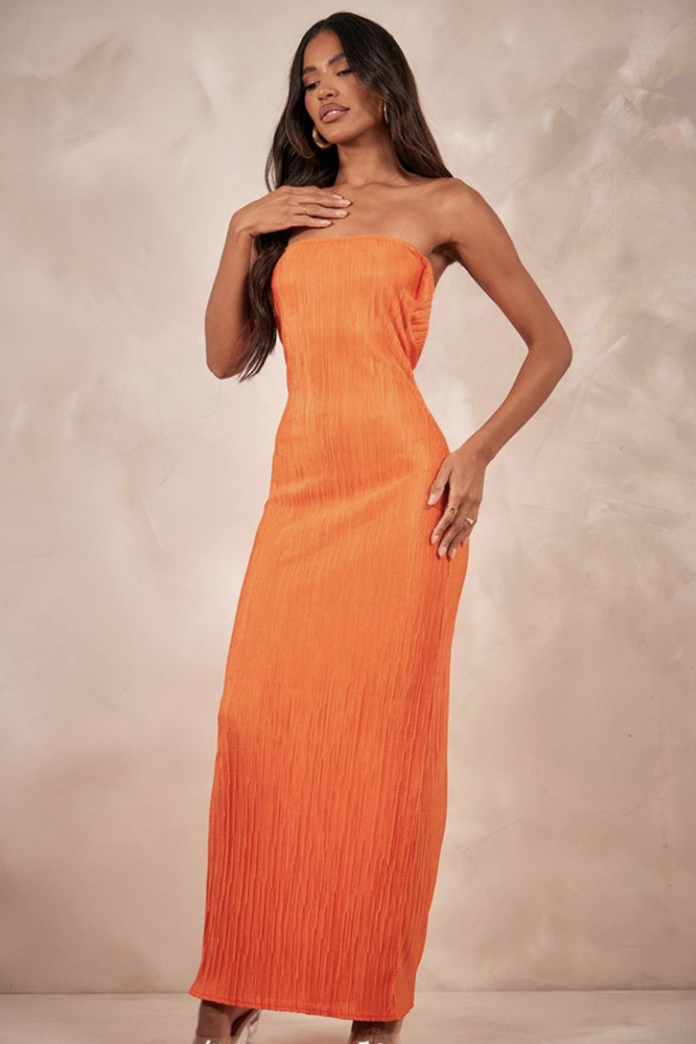 Платье Pretty Little Thing CNE3461 р. 36 Оранжевый