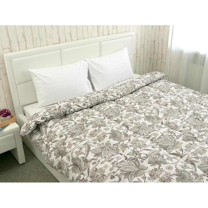 Одеяло Руно Comfort+ Luxury шерстяная бязь 200x220 см 300 гр/м2 Бежевый (22641) - фото 3