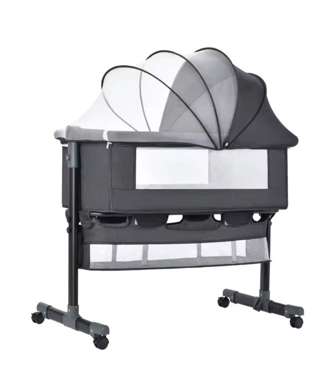 Кроватка-качалка приставная с москитной сеткой