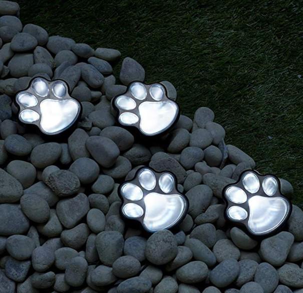 Уличный светильник Solar Paw Print Lights IP65 на солнечной батарее 8 шт. - фото 6