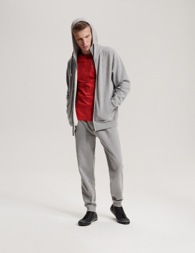 Толстовка чоловіча Diverse EVB HOODY 14 XL Сірий меланж (5902598816504) - фото 2