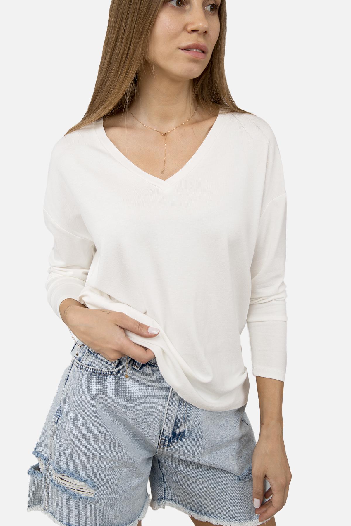 Пуловер жіночий р. 46 Білий (SKT000963391) - фото 7 Пуловер жіночий р. 46 Білий (SKT000963391) - фото 7