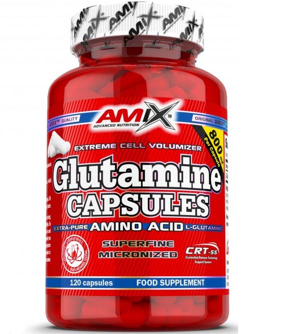 Глютамін для спорту Amix Nutrition L-Glutamine 800 mg 120 Caps