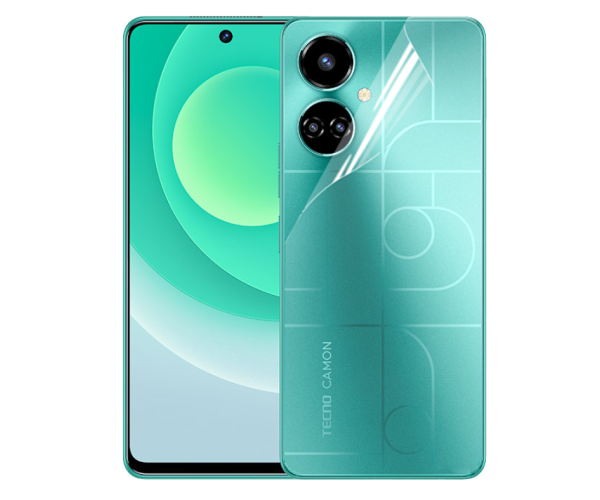 Плівка протиударна гідрогелева Hydrogel Film для Tecno Camon 19 на задню панель Transparent