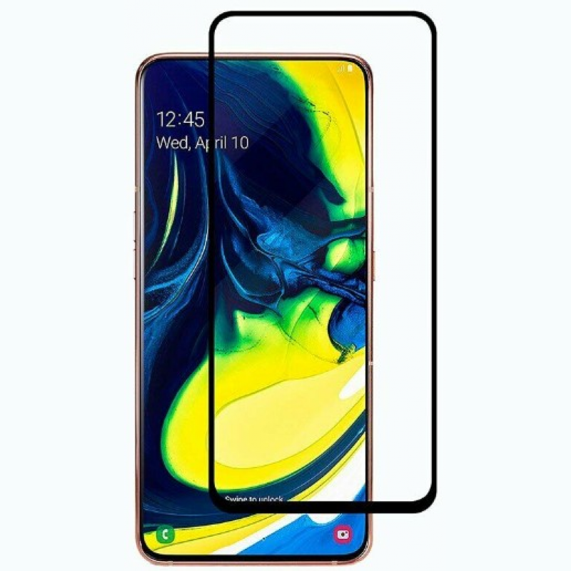 Защитное стекло Elite Lux 9D для Samsung Galaxy A805/A80 Black