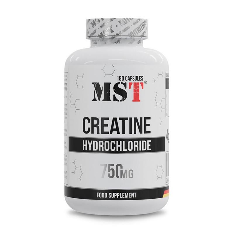 Креатин гидрохлорид HCl MST Creatine Hydrochloride 750 mg 180 капс.
