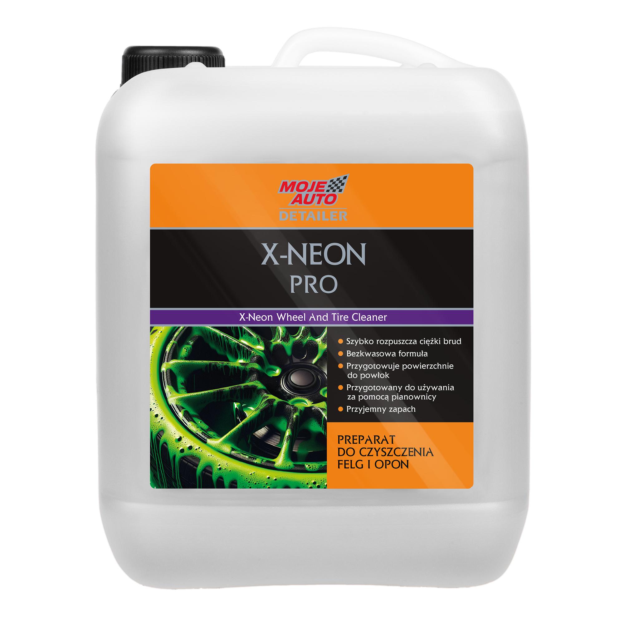 Очиститель дисков и шин Moje AUTO Detailer X-Neon Pro 5 л (19-677)