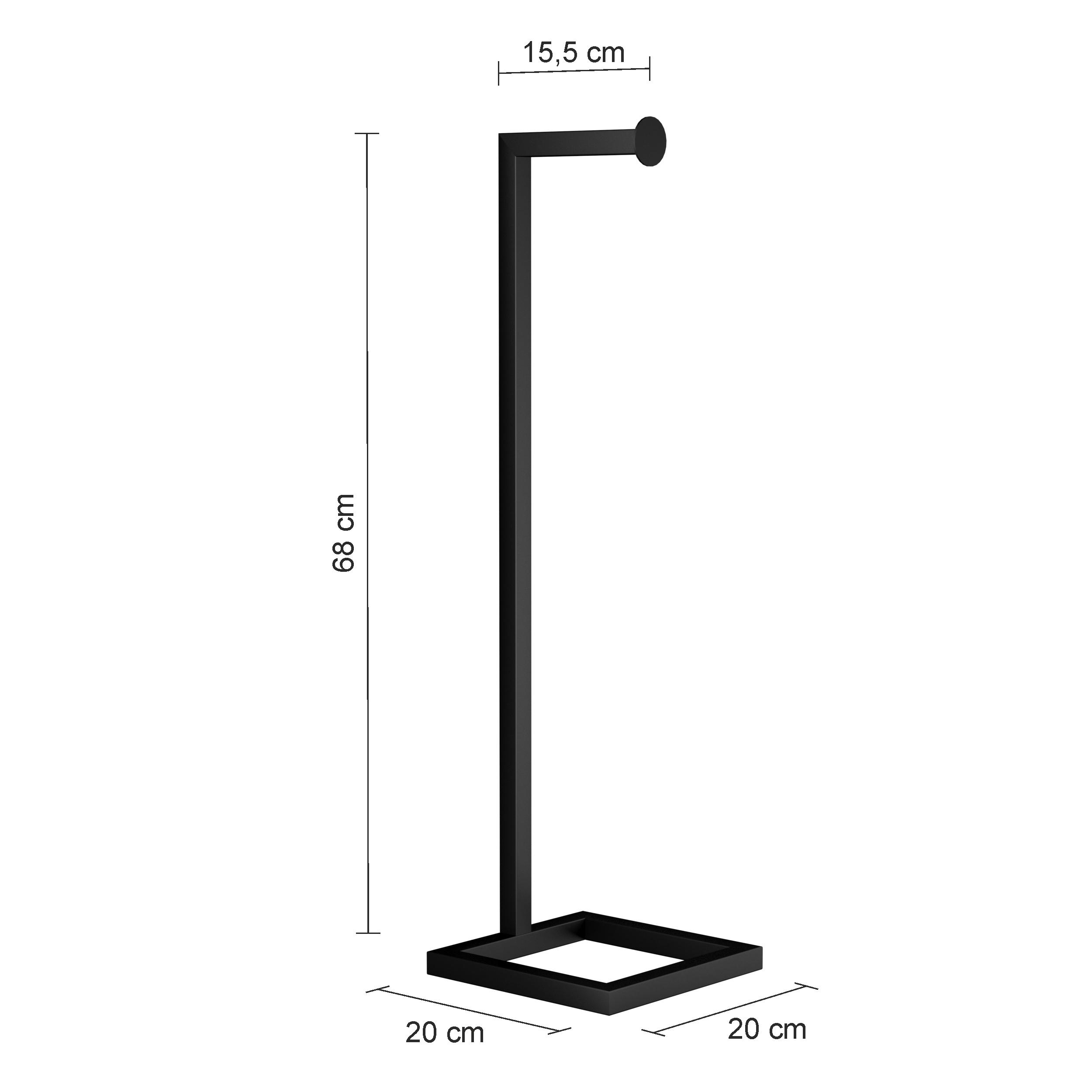 Стойка-держатель Orizon LOFT B для туалетной бумаги из металла Черный матовый - фото 2 Стойка-держатель Orizon LOFT B для туалетной бумаги из металла Черный матовый - фото 2
