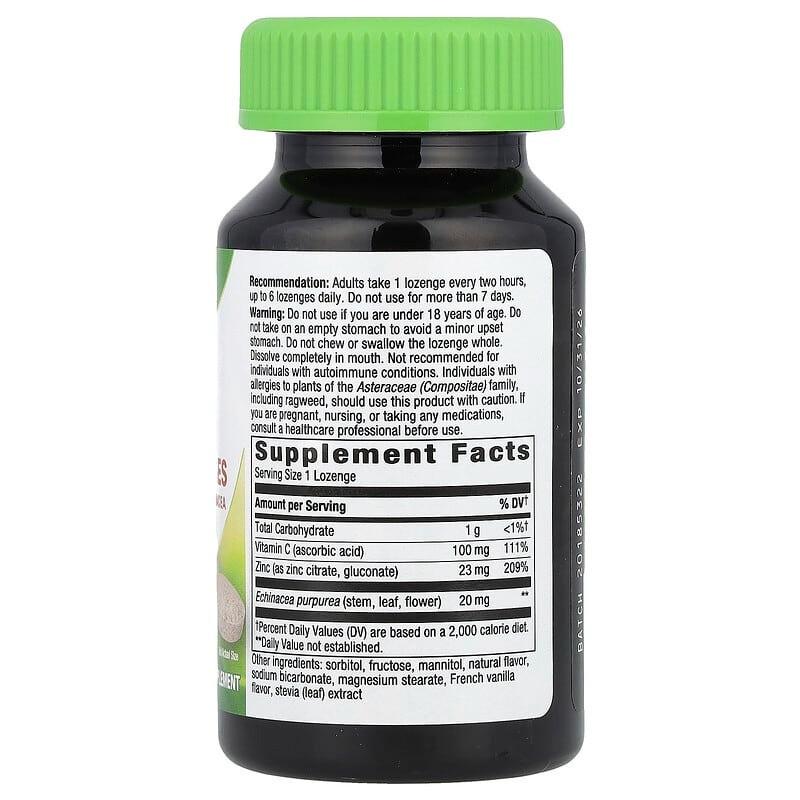 Цинк пастилки Nature's Way поддержка иммунитета 60 таблеток со вкусом лесной ягоды (1271683353) - фото 2