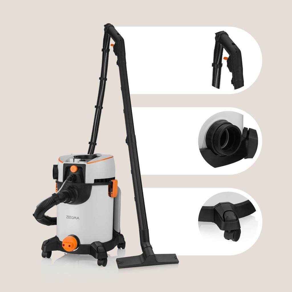 Моющий пылесос Zeegma Zonder Wash Grey (67387) - фото 4 Моющий пылесос Zeegma Zonder Wash Grey (67387) - фото 4