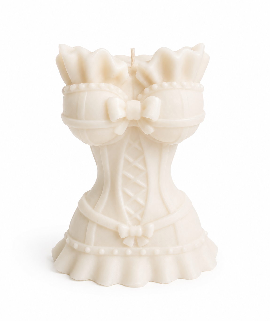 Аромасвеча M&D Candle Craft Корсет из натурального соевого воска аромат клубника со сливками (00018)