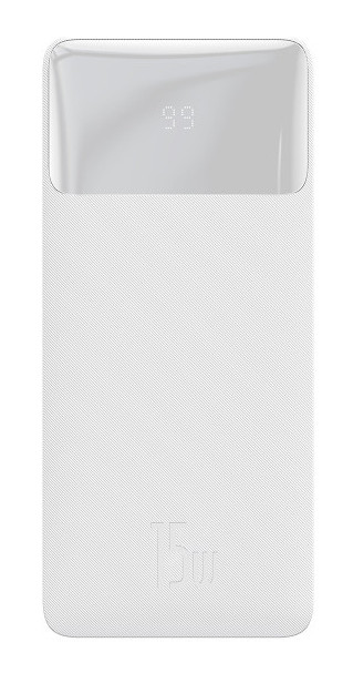 Портативное зарядное устройство Baseus BIPOW 30000 mAh 15 W USB/USB-C White (1705143928)