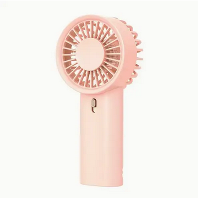 Вентилятор портативний від 2 батарей ААА Рожевий (HR2512)