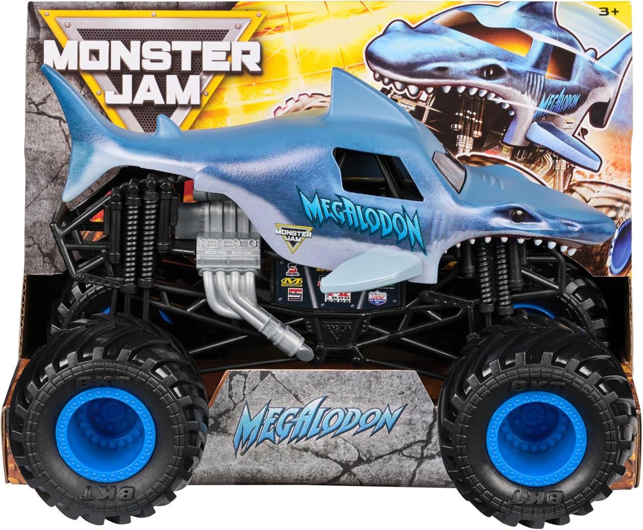 Модель коллекционная официальная монстр-трака Spin Master Monster Jam Megalodon 1:24 (6076816)