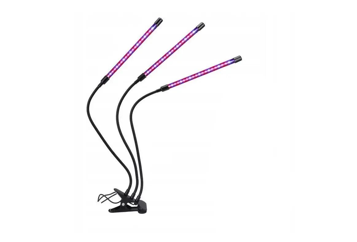 Светодиодная фитолампа Grow Light для выращивания растений/рассады полный спектр 3 головы (24631992)