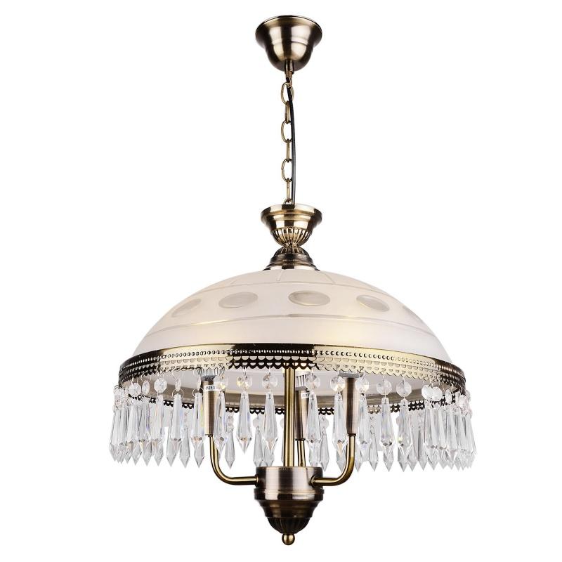 Люстра для кухни подвесная классическая Brille LK-406S/3 E14 AB