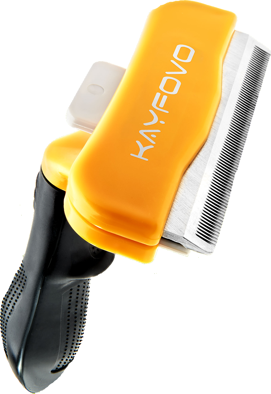 Дешедер гребінець для кішок та довгошерстих собак Kayfovo для видалення підшерстка (29016)