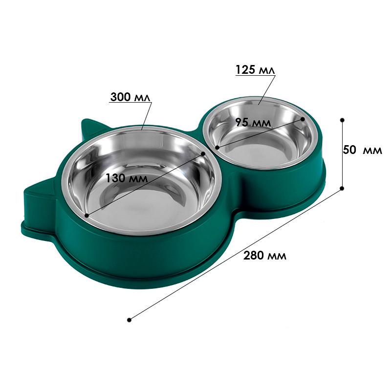 Миска для кошек Taotaopets 132215 Green (1915122230) - фото 5 Миска для кошек Taotaopets 132215 Green (1915122230) - фото 5