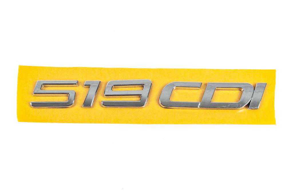 Надпись 519 cdi Davs Auto для Mercedes Sprinter W906 2006-2018 гг. abs-пластик Хром