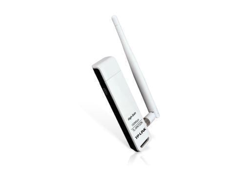 Мережевий адаптер USB TP-Link TL-WN722N до 150 Мбит/с/802.11n/WPS/USB 2.0/знімна антена Білий (2881180241)