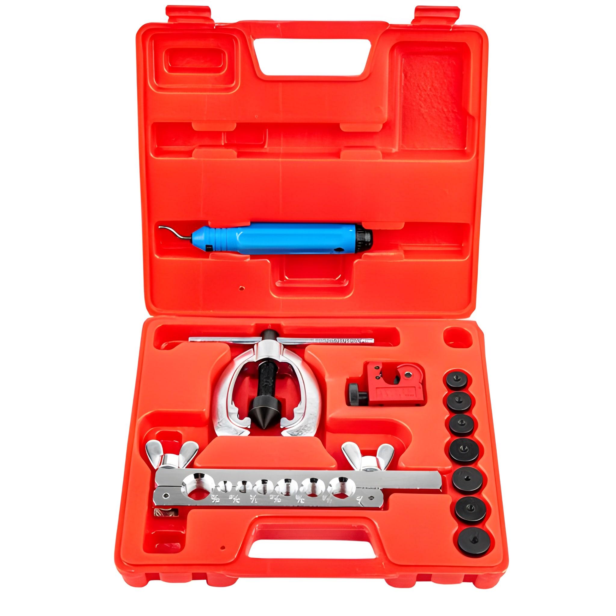 Набір для розвальцьовування гальмівних трубок Kraft&Dele KD10445 11 од. - фото 3 Набір для розвальцьовування гальмівних трубок Kraft&Dele KD10445 11 од. - фото 3