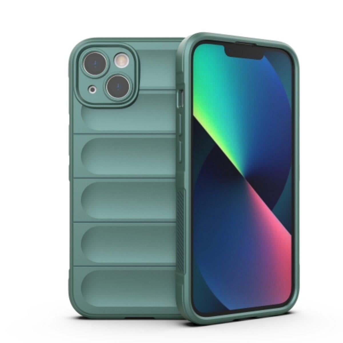 Противоударный чехол для Apple iPhone 13 Cosmic Magic Shield / Dark Green