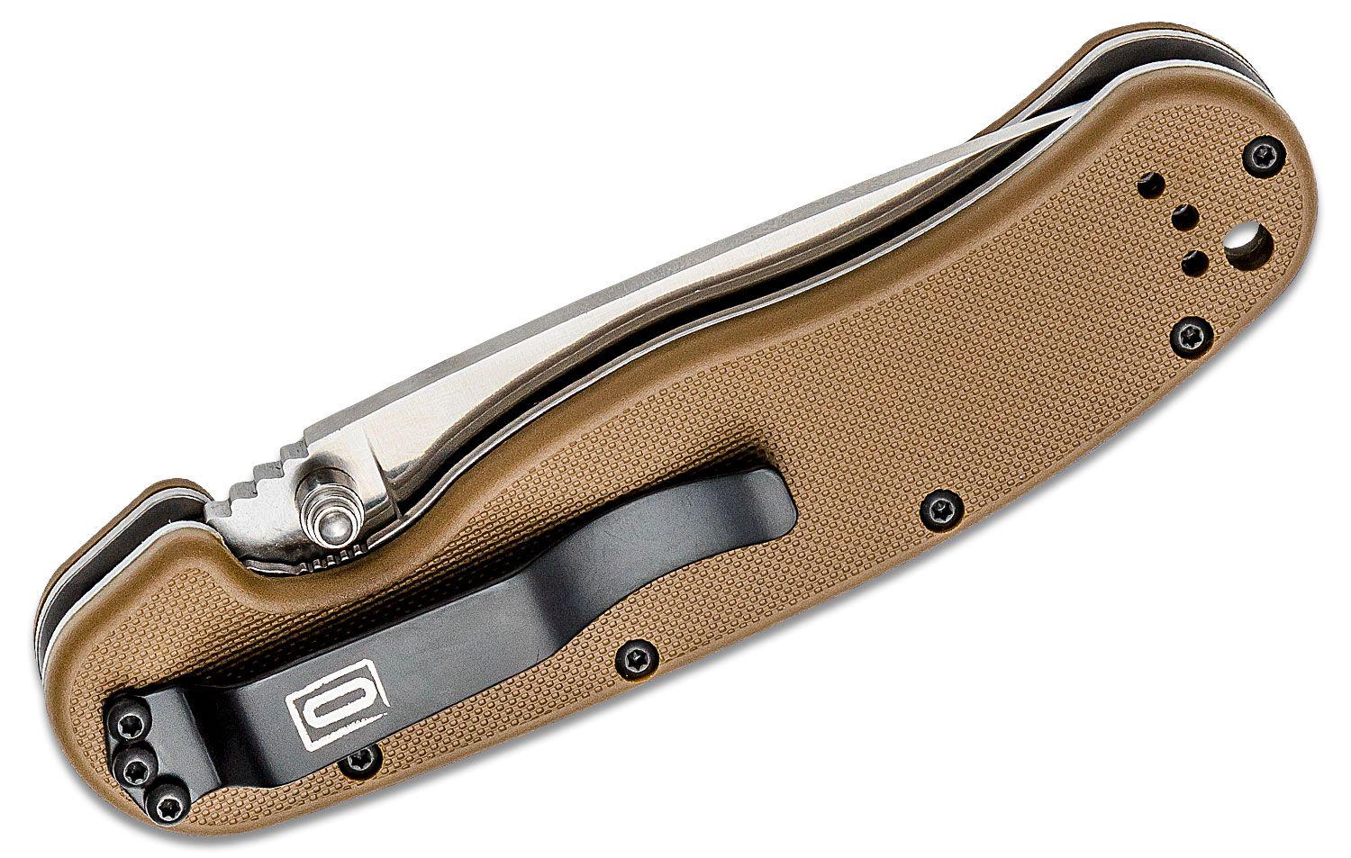 Ніж мисливський Ontario Rat 1 AUS-8 Coyote Brown Satin (O8848CB) - фото 3 Ніж мисливський Ontario Rat 1 AUS-8 Coyote Brown Satin (O8848CB) - фото 3