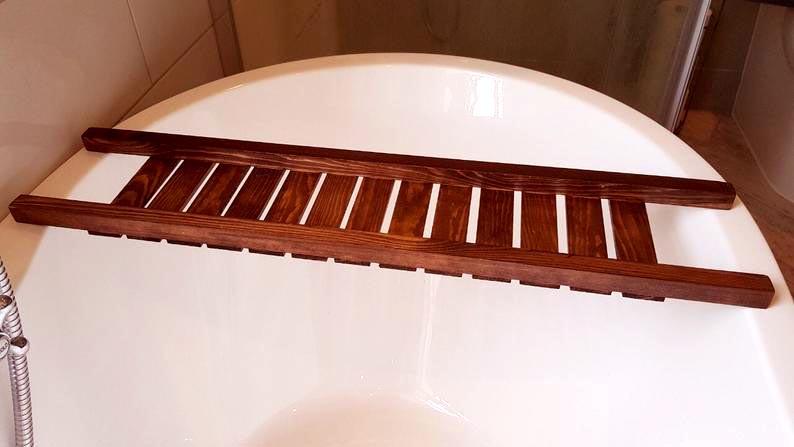 Столик-полка для ванной из дерева Дейрез Савоярди (СДВ-000515)