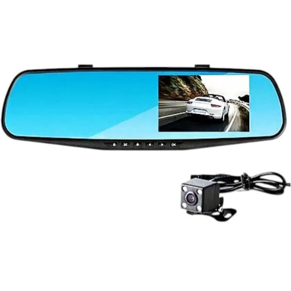 Дзеркало відеореєстратор із камерою заднього вигляду DVR (1433EH) - фото 2