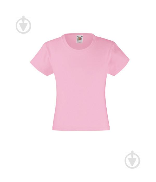 Футболка Fruit of the Loom Valueweight 116 см Светло-розовый (061005052116)