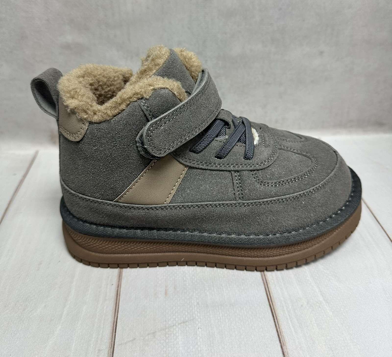 Ботинки детские Bessky зимние на овчине р. 37/23,5 см Серый