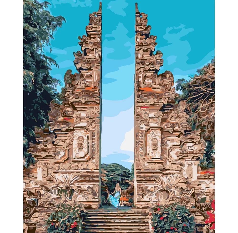 Картина по номерам Strateg Путешествие в Майя 40x50 см (SY6294)