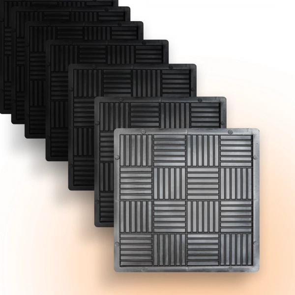 Форми для тротуарної плитки Верес-2007 Печиво 300х300 мм 8 шт. (1010308-3173) - фото 1 Форми для тротуарної плитки Верес-2007 Печиво 300х300 мм 8 шт. (1010308-3173) - фото 1